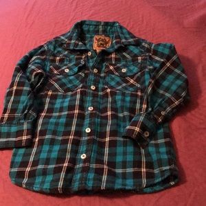 Red camel flannel shirt
